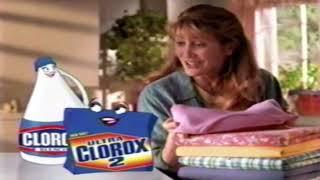 Retro Dry Ultra Clorox 2 Laundry Detergent Commercial 1999 Color Safe Bleach