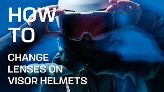 How to change your lens on visor helmets | Salomon