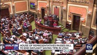 Utah House passes bill to end daylight saving time