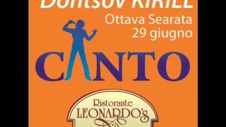 3° Classificato Settima Serata CANTO; Dontsov Kirill