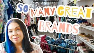 Great Brands Found in a Large Thrift Haul to Resell Online | eBay + Poshmark