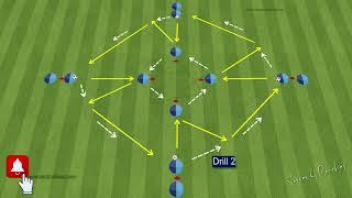 4 Soccer Diamond Passing Drills