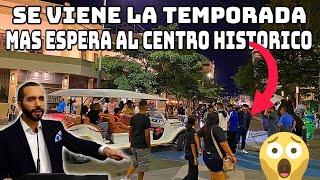 LLENO TOTAL asi es el ambiente a esta hora en SAN SALVADOR