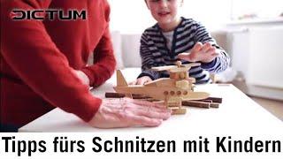 Schnitzen mit Kindern - Ab wann? Welche Werkzeuge? Was? #dictum #diy