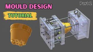 SOLIDWORKS MOLD DESIGN - Complete And Assembly Plant's Pot 2/2