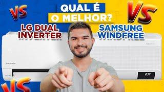 Qual o MELHOR Ar Condicionado? LG Dual inverter vs Samsung Wind Free! Preços, durabilidade e mais!