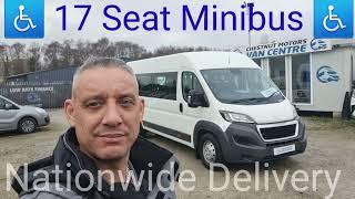 Peugeot Boxer 17 Seat Minibus WAV For Sale Wheelchair Access Vehicle XLWB L4 Finance Delivery