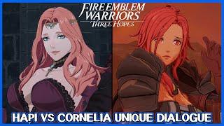 Hapi vs Cornelia unique dialogue - Fire Emblem Warriors Three Hopes