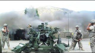 M777 Artillery Engages Taliban With Direct Fire