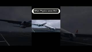 Physics can save lives  #physics #meme #viral #shortsfeed #aviation #aviationlads #planecrash