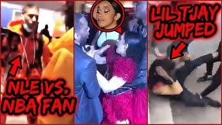 CRAZIEST RAPPER FIGHTS (Lil Tjay, Kanye West, NLE Choppa, Cardi B)