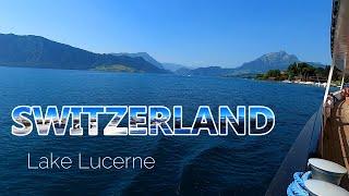 Beautiful cruise on lake lucerne switzerland