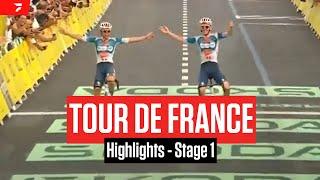 Tour de France 2024 Stage 1 Highlights