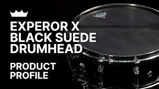 Emperor X Black Suede Drumhead | Remo