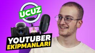 Ucuza Kaliteli YOUTUBER Ekipmanları! - YouTube Videosu Nasıl Çekilir?