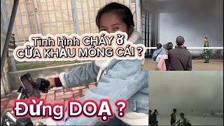 Chồng Trung Quốc KHÔNG NGỜ vợ lái luôn xe ba gác_BỐC CHÁY ở CỬA KHẨU MÓNG CÁI khi qua biên