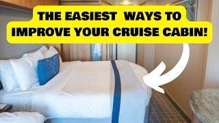 Top 25 easiest HACKS to improve your cruise cabin