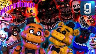 Gmod FNAF Marathon | The Nightmares Attack! [Parts 1-10]