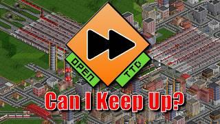 OpenTTD Fast Forward Challenge - 100 Years In Just 1 Hour. Can you build that fast?