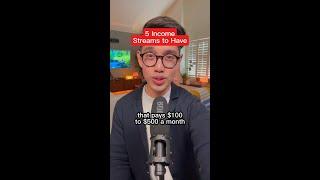 5 Income Streams to Have