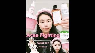 Acne Fighting Skincare Routine with Products from YesStyle (BANOBAGI, One Thing, RAWQUEST, Neogen)