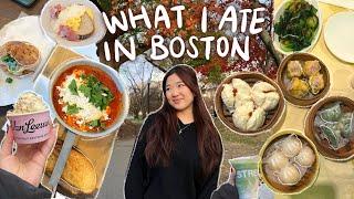 EVERYTHING I ATE IN BOSTON | what i eat in a week on vacation 