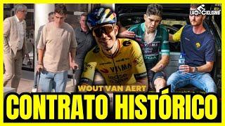 ¿ CÚAL ES LA RAZON DEL CONTRATO VITALICIO DE VAN AERT  ?  CICLISMO 2024‍️  LA VOZ DEL CICLISMO