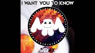 [Free DL] i WaNt U To KnOw ft. Selena Gomez (marshmello Remix)