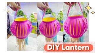 Aakash Kandil Making At Home | Paper Lantern | How To Make Paper Lantern For Diwali #papercraft