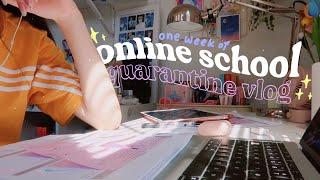 what one week of online school looked like for me ‍