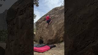 almost a highball for his size lol "cub scout" v1 Joe's valley utah, right fork