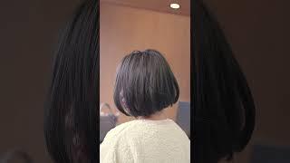 霧感藏青色️搭配短髮BOB‍️‍️人家常說，剪短髮的女生顏值都很高 #雲林斗六美髮師