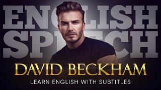 ENGLISH SPEECH | DAVID BECKHAM: Advocating for Children's Rights (English Subtitles)