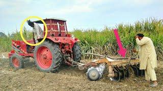 Belarus 510 tractor power show opposite disc Harrow | Punjab village Tractors