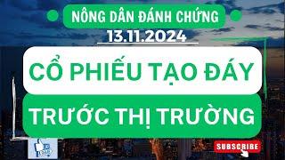 Chứng khoán hôm nay / Nhận định thị trường 14 tháng 11 : Cổ Phiếu tạo đáy trước thị trường