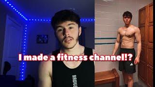 I MADE A FITNESS CHANNEL?! (CHEST WORKOUT)