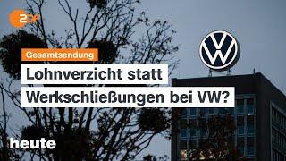 heute 19:00 Uhr vom 20.11.2024 Krise bei VW, Tag der Kinderrechte, Deutscher in Russland verhaftet