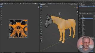 Handling Daz Assets with overlapping UVs in Substance Painter (feat. Daz Horse 2)