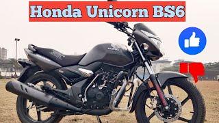 Honda Unicorn 160 BS6 - Pros & Cons || 2020 Honda Unicorn 160 BS6