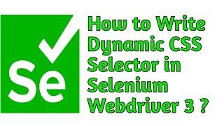 CSS Selector in Selenium WebDriver