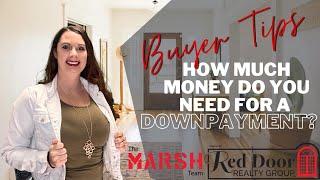 Buyer Tips! How Much do you need for a downpayment?