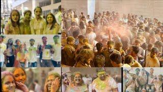 Holi celebration in my office @informatica Bangalore