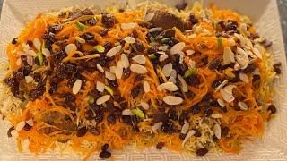 Afghani Kabuli palaw/Qabuli Palau طرز تهیه قابلی پلو مثل رستورانت افغانی# #غذای_خوشمزه #غذای_افغانی