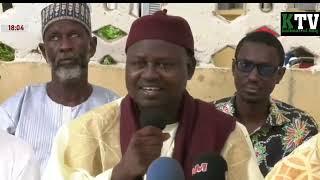 conférence de presse deSerigne Cheikh Ahmed Tidiane Ndao après sa sortie de prion