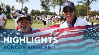 Sunday Singles Highlights | 2024 Solheim Cup