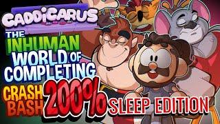 The Inhuman World of Completing Crash Bash 200% - Caddicarus | SLEEP EDITION