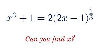 What is The First Step in Solving This Math Olympiad Equation?