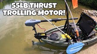 I Put A Budget Friendly Trolling Motor On My NuCanoe Flint! (Watts Bar Lake)