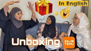 UNBOXING TEMU IYO SAMIYA AAN GIFT U KEENA AF ENGLISH NA WAAN KU HADLAAYE QOSOL IYO QARAAXO