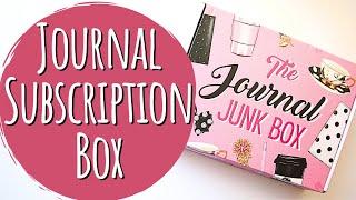 Unboxing: Journal Junk Box Monthly Sub Box